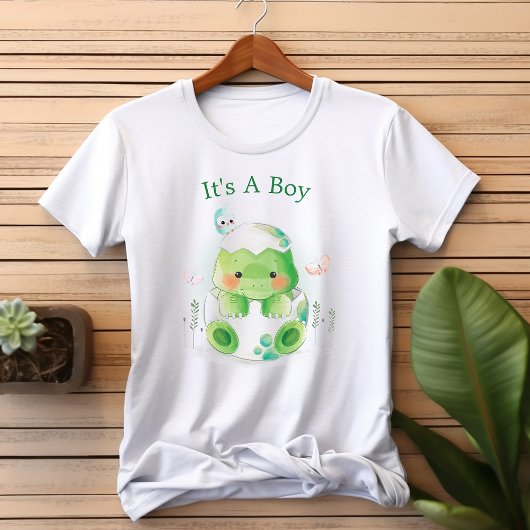 T-shirt Dinosaur Egg Cute C'est un garçon maman