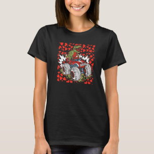 T-shirt Dinosaur équitation Monster Camion Valentines Jour