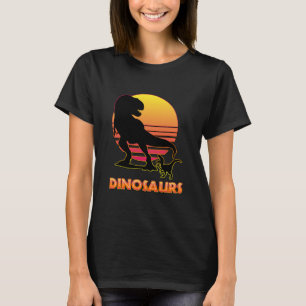 T-shirt Dinosaur Été pour les enfants adultes Dino d'ét