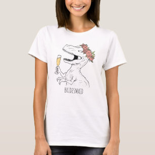 T-shirt Dinosaur fête nuptiale Tee