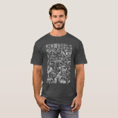 T-shirt Dinosaur FossilsRe Paleontology Science Archeology (Devant entier)