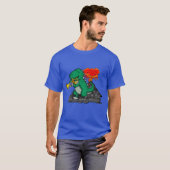 T-shirt Dinosaur Gift rumpet Music Big Bandrumpet retro (Devant entier)