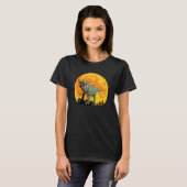 T-shirt Dinosaur Halloween Mummy Saurus Rex Quote Pumpkin (Devant entier)