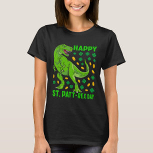 T-shirt Dinosaur Jour de la Saint Patrick Happy St Pat Tre
