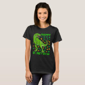 T-shirt Dinosaur Jour de la Saint Patrick Happy St Pat Tre (Devant entier)