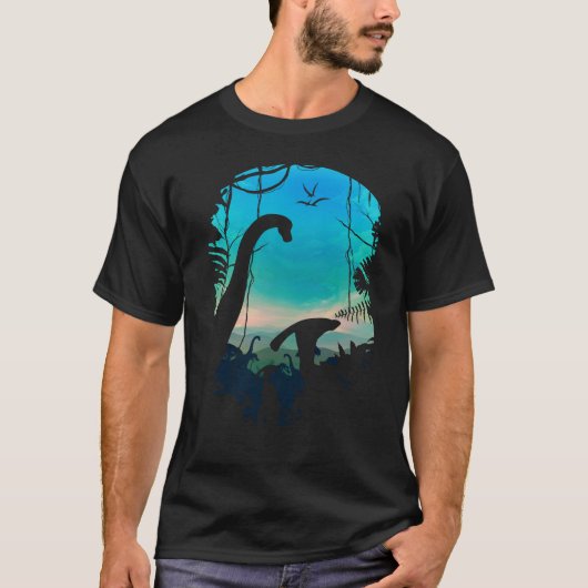 T-shirt Dinosaur land (Devant)