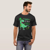 T-shirt Dinosaur Leprechaun Happy St Pat T-Rex St Patrick' (Devant entier)