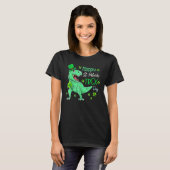 T-shirt Dinosaur Leprechaun Happy St Pat T-Rex St Patrick' (Devant entier)