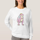 T-shirt Dinosaur mariée au Mariage avec Voile (Devant)