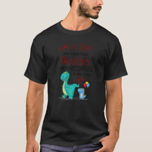 T-shirt Dinosaur Me Et Lola sont plus que des nécessités E