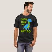 T-shirt Dinosaur mignon De Get Go Little Boys (Devant entier)