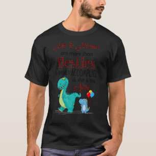 T-shirt Dinosaur Moi et Nonnie sont plus que des nécessité