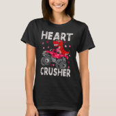 T-shirt Dinosaur Monster Camion Rex Valentines Coeurs Todd (Devant)
