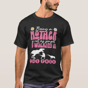 T-shirt Dinosaur Paléontologiste Meilleure Maman Jour des