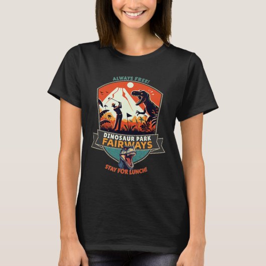 T-shirt Dinosaur Park Fairways  (Devant)