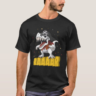 T-shirt Dinosaur Pirate Rex Fossil Raaaar Filles & Garçons