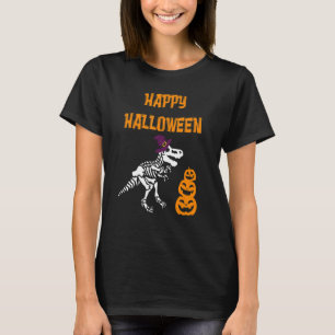 T-shirt Dinosaur Rex sorcière ou traiter Halloween Costu