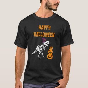 T-shirt Dinosaur Rex sorcière ou traiter Halloween Costu