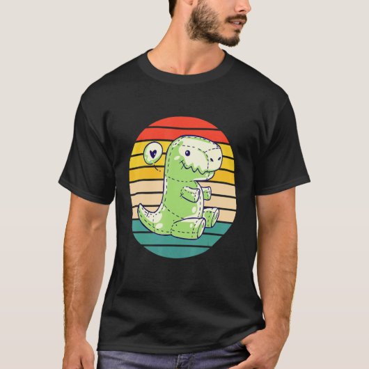 T-shirt Dinosaur rex Stuffed Plushie (Devant)