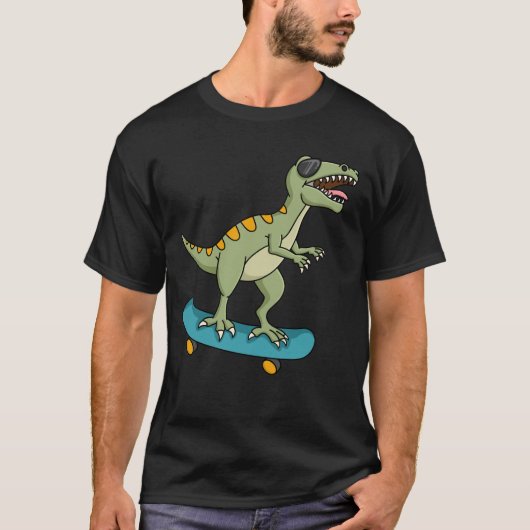 T-shirt Dinosaur Skater (Devant)