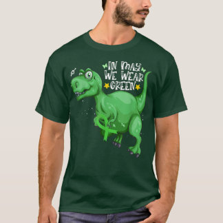 T-shirt Dinosaur T-rex En Mai Nous Portons Une Santé Menta