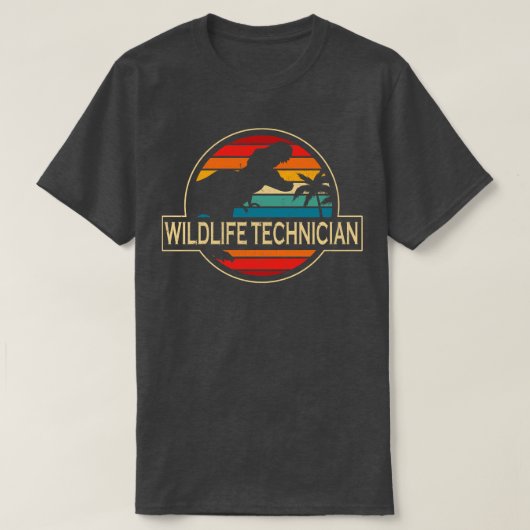 T-shirt Dinosaur, technicien en faune (Design devant)
