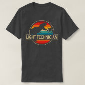 T-shirt Dinosaur, technicien en lumière (Design devant)