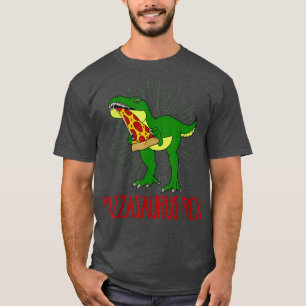 T-shirt Dinosaur Tre Pizza Graphic Pizza Lover Italien Foo