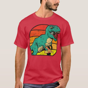 T-shirt Dinosaur Tre Pizza Graphic Pizza Lover Italien Foo