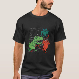 T-shirt Dinosaur Trex Attaque Bull Et Bear Stock Marché Da