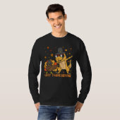 T-shirt Dinosaur Trex Thanksgiving  For Boys Pilgrim Hat T (Devant entier)