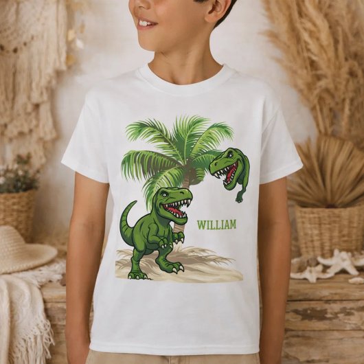 T-shirt Dinosaur Tyrannosaurus Forêt Rex