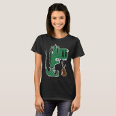 T-shirt Dinosaur Tyrannosaurus rex Musical Classical Music (Devant entier)