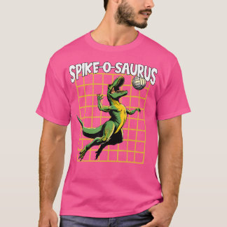 T-shirt Dinosaur Volleyball Jeu Spikeosaurus Volle