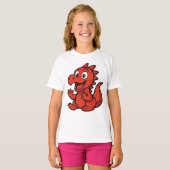 T-shirt dinosaure (Devant entier)