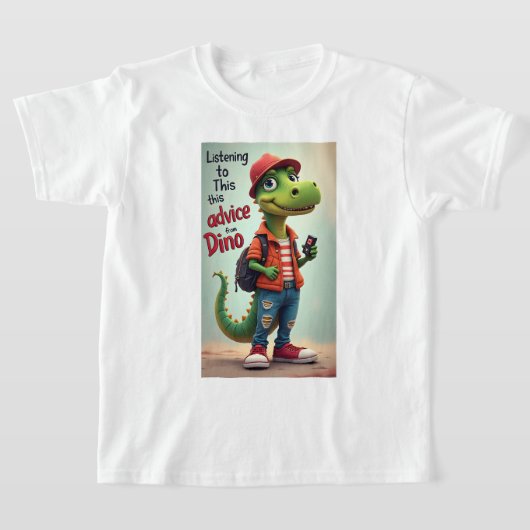 T-shirt dinosaure (Poser)
