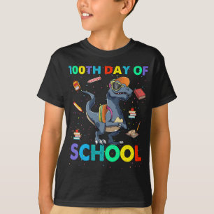 T-shirt Dinosaure 100 jours d'écoliers