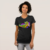 T-shirt Dinosaure affamé de carnotaurus (Devant entier)