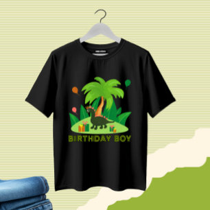 T-shirt Dinosaure aux palmiers