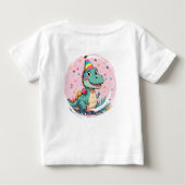 T-shirt Dinosaure Carton mignon (Dos)
