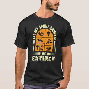 T-shirt Dinosaure Chasseur d'os préhistoriques Paléontolog