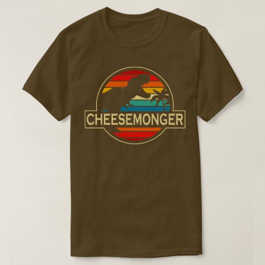 T-shirt Dinosaure Cheesemonger (Design devant)