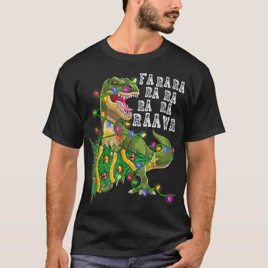 T-shirt Dinosaure Christmas Fa Ra Rawr Tree Rex Boys Xmas (Devant)