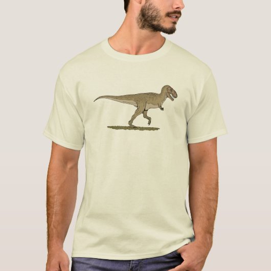 T-shirt Dinosaure crétacé Tyrannosaurus rex (Devant)