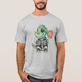 T-shirt Dinosaure Cute En Costume (Devant)