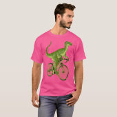 T-shirt Dinosaure cycliste (Devant entier)