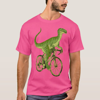 T-shirt Dinosaure cycliste