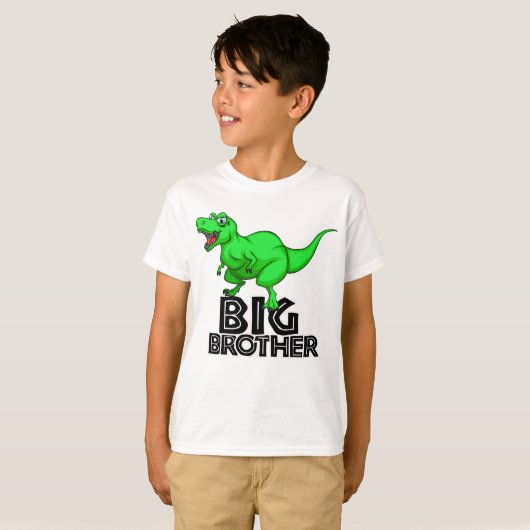 T-shirt Dinosaure de frère (Devant entier)