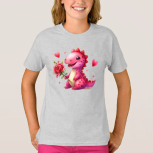 T-shirt Dinosaure de la Saint Valentin