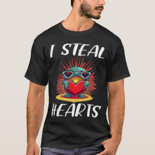 T-shirt Dinosaure de la Saint-Valentin Je vole les cœurs d